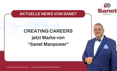 CREATING CAREERS gehört jetzt zu „Sanet Manpower"