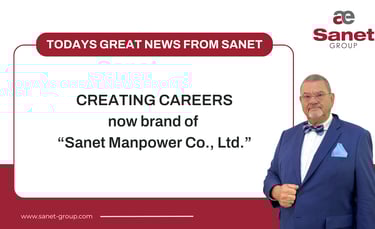 CREATING CAREERS now a Brand of Sanet Manpower