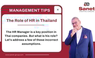The HR Manager’s Role