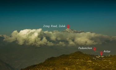 ZigZag Road, Zuluk view from Crosshill Pedong