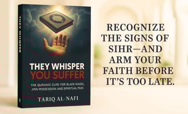 they whisper you suffer - Qur'anic cure for black magic, jinn possession and spiritual pain by Tariq Al-Nafi