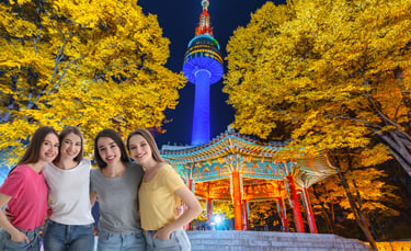Seoul Tower in the Autumn