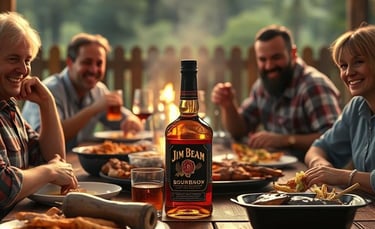 family bbq with jim beam