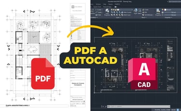 Convertir PDF a AutoCAD (DWG) y Escalarlo