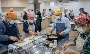 おいしい調理講習会で参加者が調理実習を行っている様子のイメージ画像｜堺市のイベント情報ならサカイタイムズ