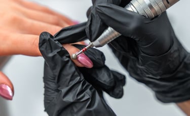 Nail repair and refill service to maintain beautiful nail extensions