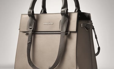 A collection of perfumes, neatly arranged with minimalist design