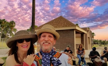 Victoria & Jerry at Himmel Park Drum Circle