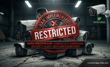 Chinese CCTV Ban Alternatives Trusted Sources India Mobivibe.online Security Alert