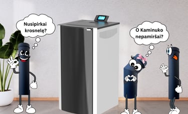 kaminai krosnelėms