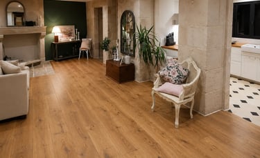 Projet de rénovation intérieure complète comprenant placo, isolation, peinture, parquet et finitions
