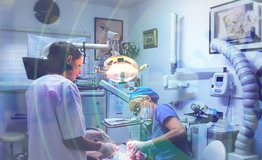 Behandlungssituation beim Zahnarzt