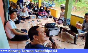 Pembelajaran UMKM di Karang Taruna