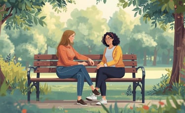 Gentle warm conversations improving emotional fitness