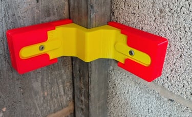 Inside upper corner support set to use with 40 & 50mm profiles