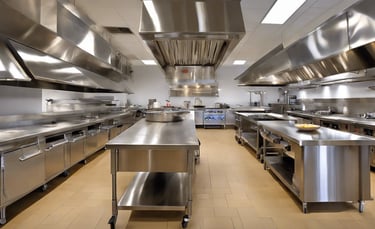 Professional stainless steel bench Sydney for commercial kitchens.