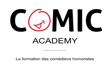 logo - cours stand up - comic academy - pascal daubias