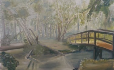 Leudal, olie op papier