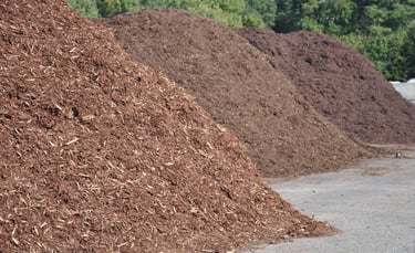 brown mulch in bulk