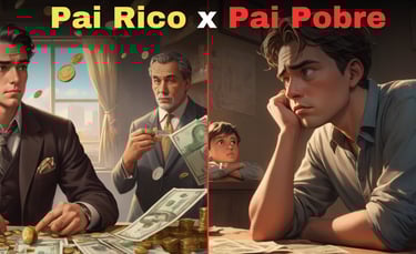 imagem ilustrativa do livro Pai rico, Pai Pobre.