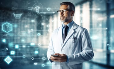 doctor with glasses