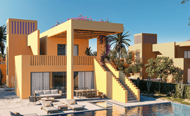 North Bay Elgouna real estate with pool villas in El Gouna for sale