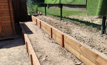 clôture et aménagement en bois