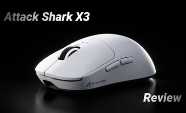 Attack Shark X3 - mouse BARATO que rivaliza com os GIGANTES - Review