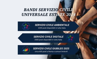 Bandi servizio civile universale 2024