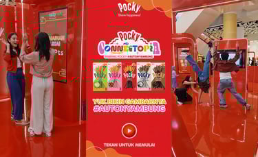 Interaktif game pocky brand activation
