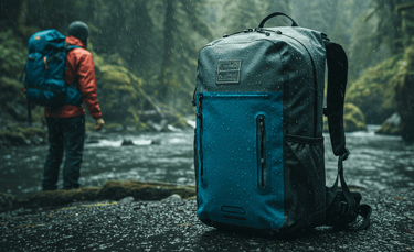 Traveler utilizing a Tech Backpack with charging capabilities, showcasing versatility for US city