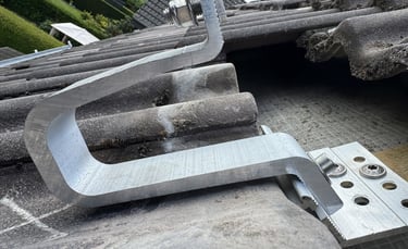 alu dachhaken solarhalter optimaler abstand