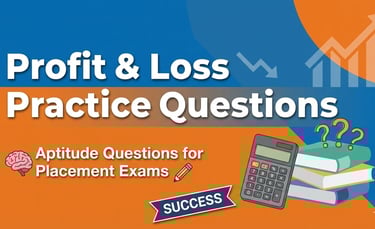 Profit and Loss Practice Questions Sheet