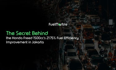 The Secret Behind the Honda Freed 1500cc’s 21.75% Fuel Efficiency Improvement in Jakarta