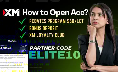how to open xm account with rebates