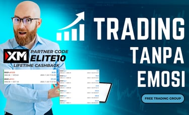 Trading tanpa emosi kunci profit konsisten xm partner code elite10