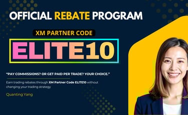 XM Partner Code ELITE10 Official XM Global Rebate Program