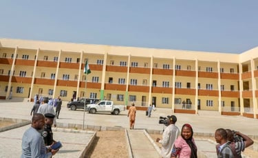 One of the new schools built by Gov. Zulum of Borno state