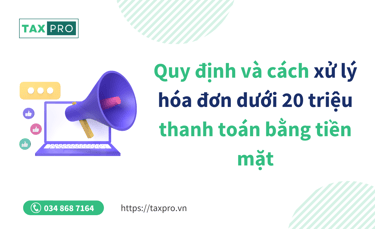 hoa don duoi 20 trieu