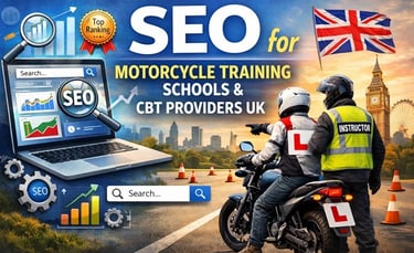 SEO for Motorcycle Training Schools and CBT Providers UK