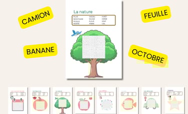 mots mêlés enfant pdf gratuit