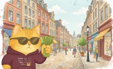 Shopping Cat | Sticky Cattt