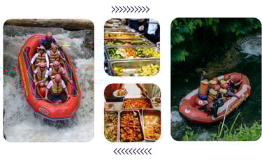 Paket arung jeram Pangalengan lengkap dengan makan siang dan fasilitas