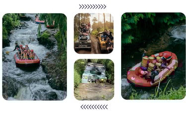 Paket rafting Pangalengan plus offroad lengkap dengan driver dan perlengkapan safety