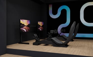 Zoom sur les simulateurs de voitures de course en 3D