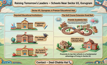 Schools near Sector 65 Gurugram