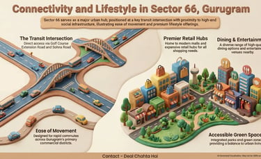 Sector 66 Gurugram Connectivity and Lifestyle
