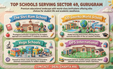 Top Schools in and around Sector 49, Gurugram