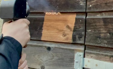 Laserreiniging van hout (Decapage Laser Du Bois)