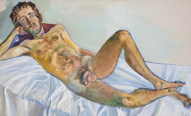 John Perreault by Alice Neel, 1972